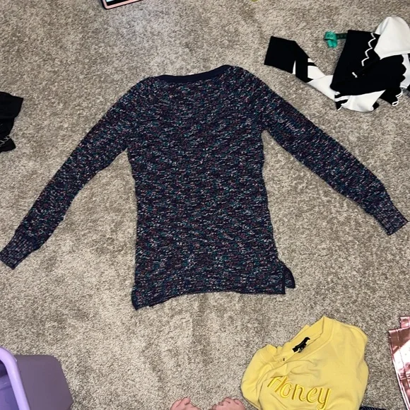 Free People Marled Knit Pullover Sweater Size XS - Picture 2 of 9